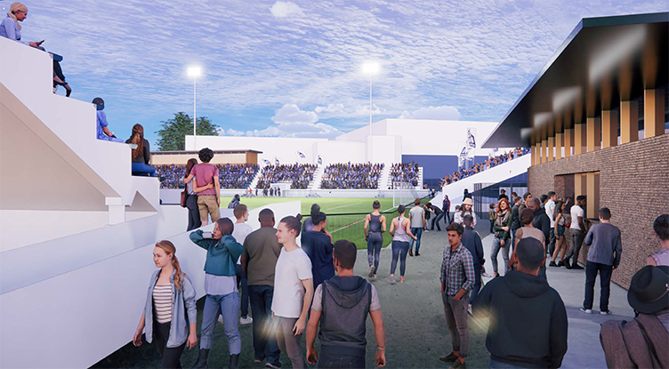 Rendering of Tucker Field project